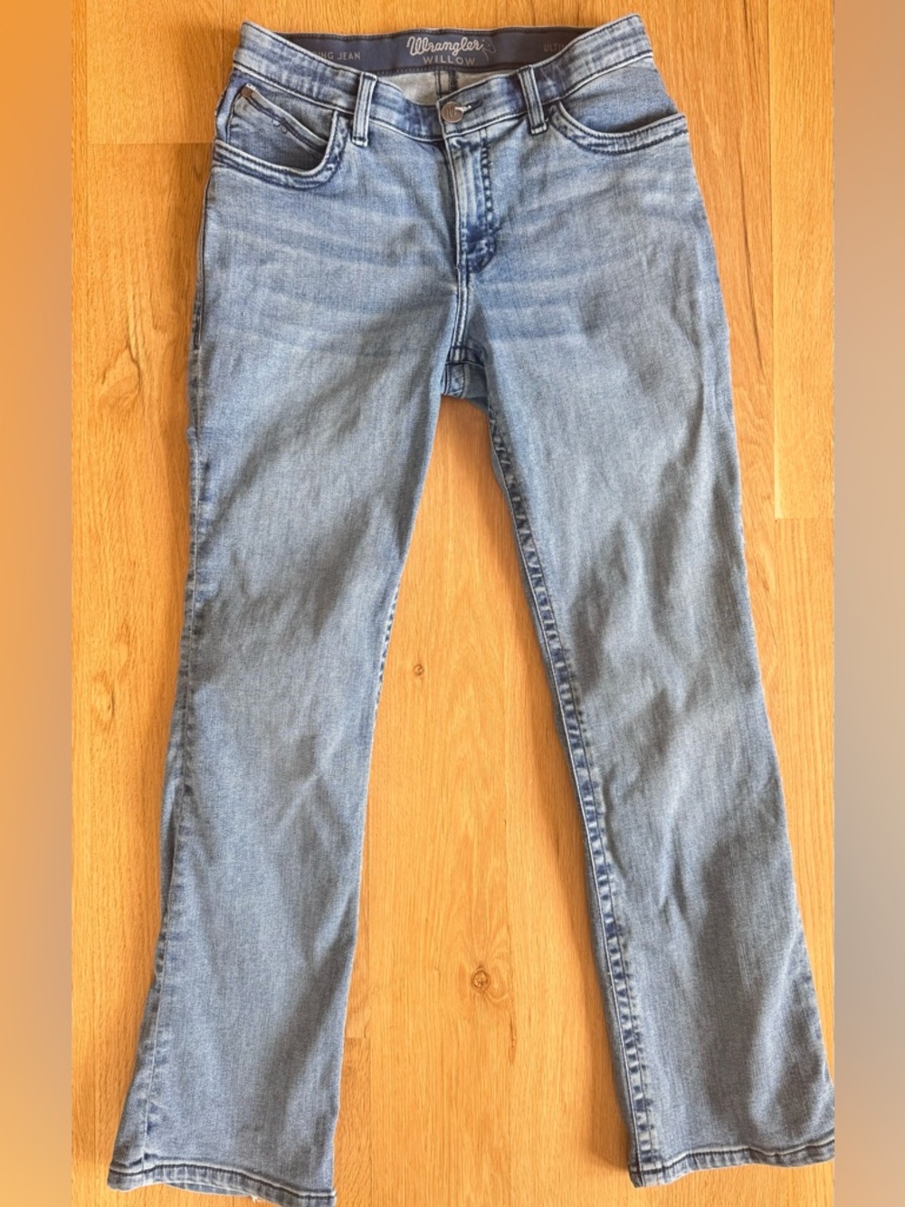 Wrangler Willow Riding Jeans 9x32 Women’s Bootcut Stretch Western Denim